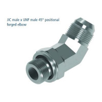 Kniekopp. 45* JIC-UNF