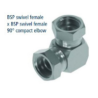 Adapter 90°  BSP 1/2-3/8  BI-BU