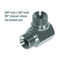 Adapter 90°  BSP 1/2-3/8  BI-BU
