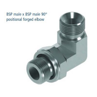 Adapter 90°  BSP 1/2-3/8  BI-BU
