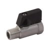Mini kogelafsluiter 1/2 BI-BU RVS316