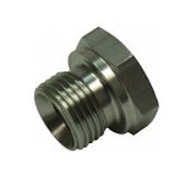 Afdopplug 1-1/2 BSP RVS