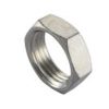 Lage moer 1-1/2" RVS