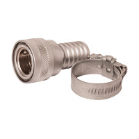 NITO Click 1/2'' coupler met 3/8'' tuleincl.slangklem NP**