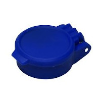 Stofklep F 1/2 blauw