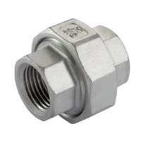 3-delige koppeling 1-1/2" RVS FF
