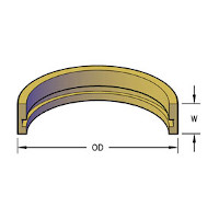 Geleideband  50.8x44.45x12.7 NP