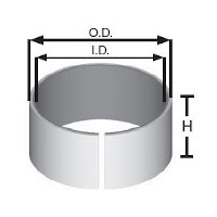 Lagerbus 100x105x40 PTFE