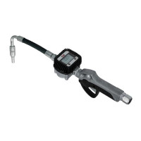 K400 meter Piusi 1/2" - 1-30 Ltr. + pistool en slang  **