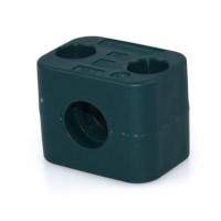 Pijpklem 25mm blauw per stel