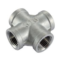 3-delige koppeling 1-1/2" RVS FF